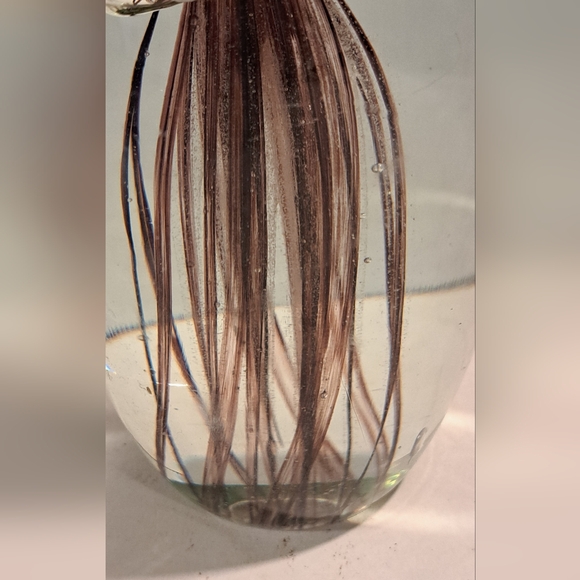 Brown Jellyfish Glass Paperweight. - Picture 6 of 8